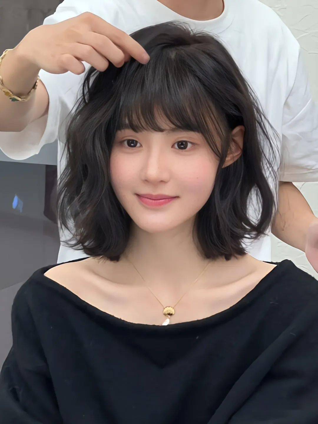 百看不厌冬短发烫烫发约起来