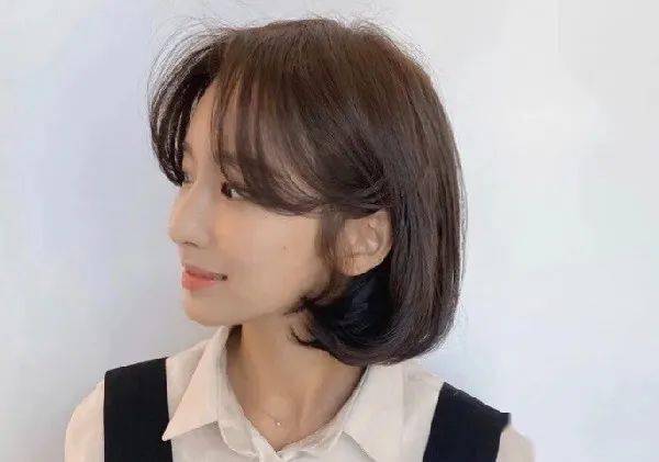 韩式人气bob头 扁头女生适合的流行短发