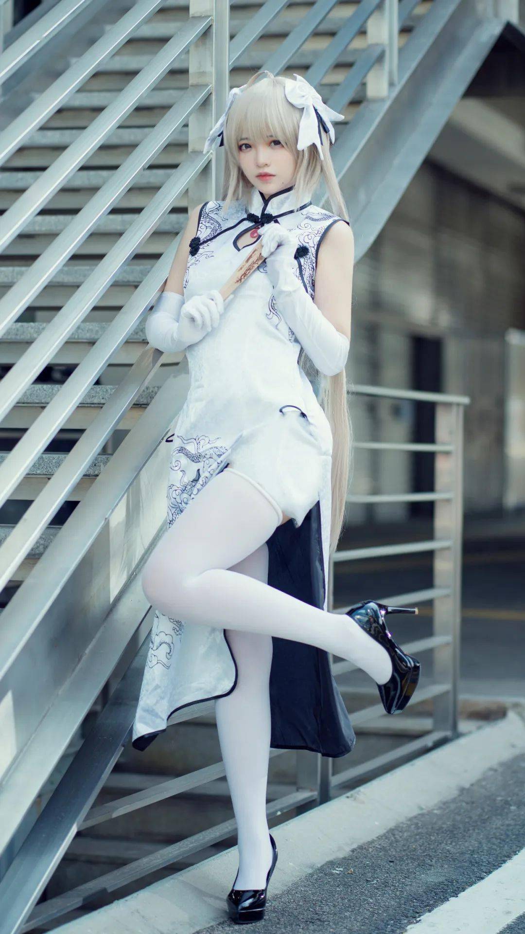 67cosplay丨穹妹旗袍,摊牌了,我永远喜欢穹妹!_马锅_end_版权