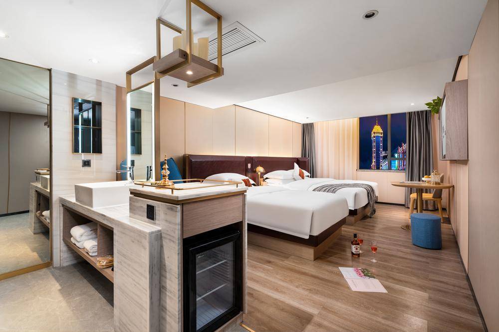 据宜尚plus酒店广州北京路步行街店介绍,该店春节房源已预订近七成