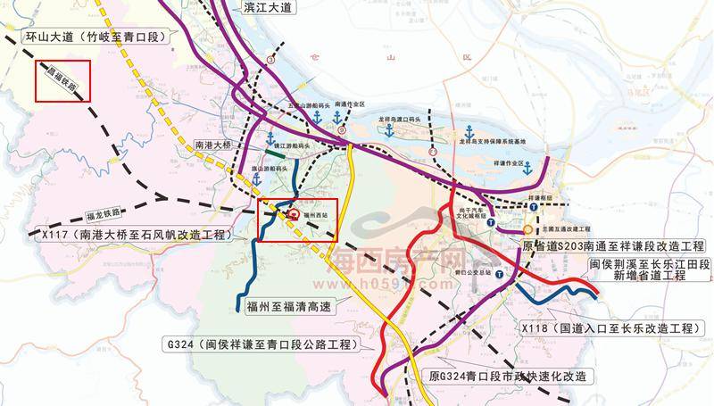 根據上位規劃,閩侯南通將規劃建設福州西站鐵路客運站,連接昌福搪路