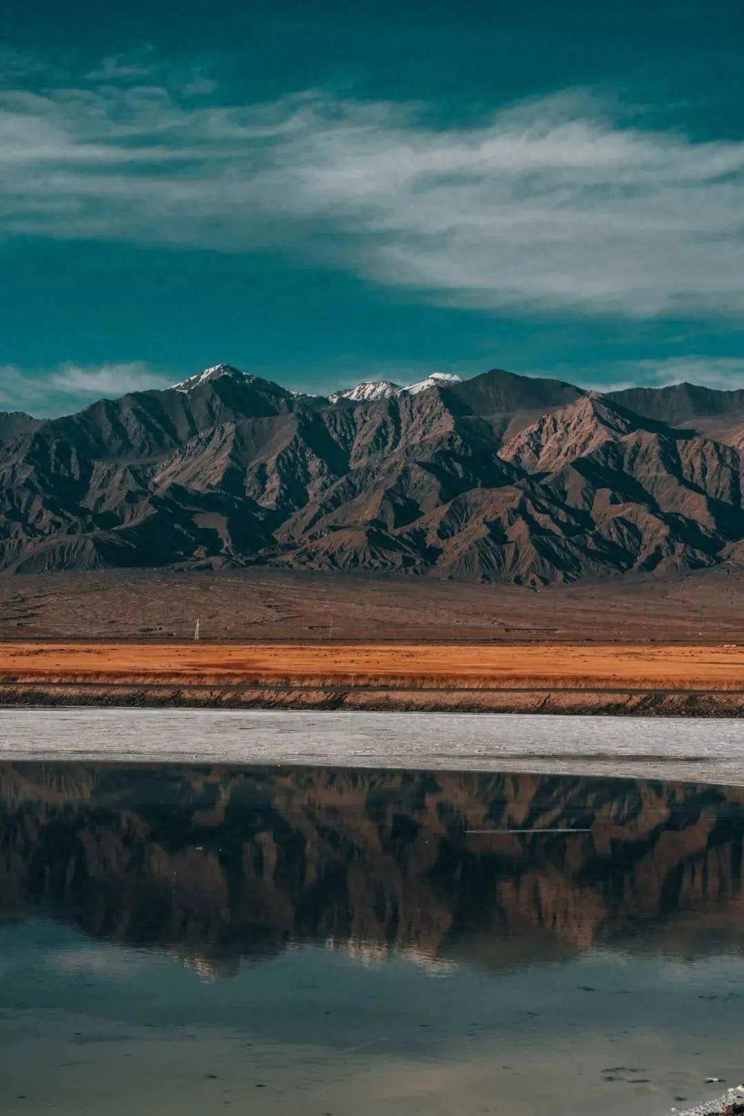 青海茫崖:地球上最像火星的孤獨之城_景象_湖水_景色