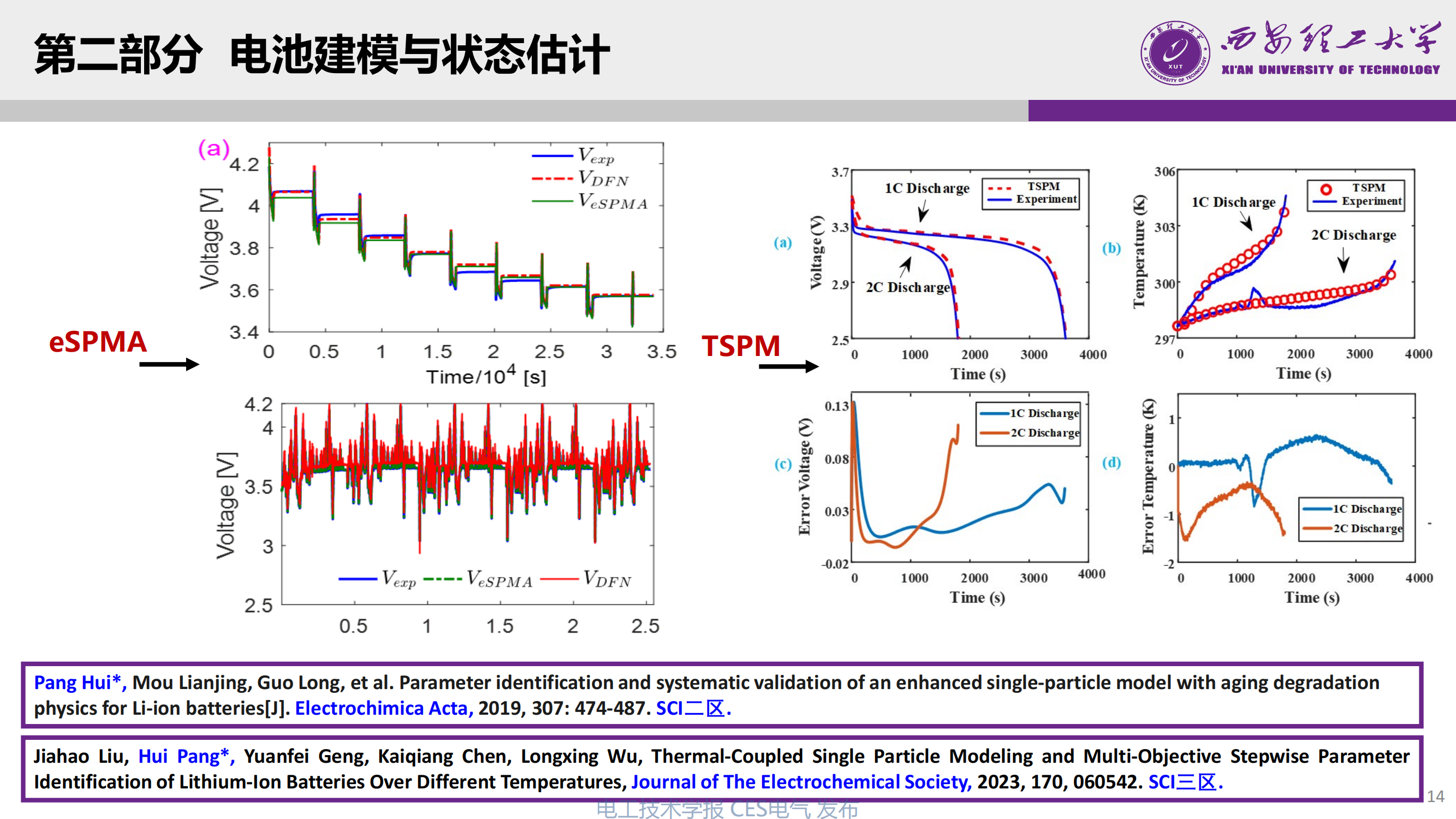 庞辉教授:车载锂离子电池电化学机理模型的状态估计和温度监测_研究