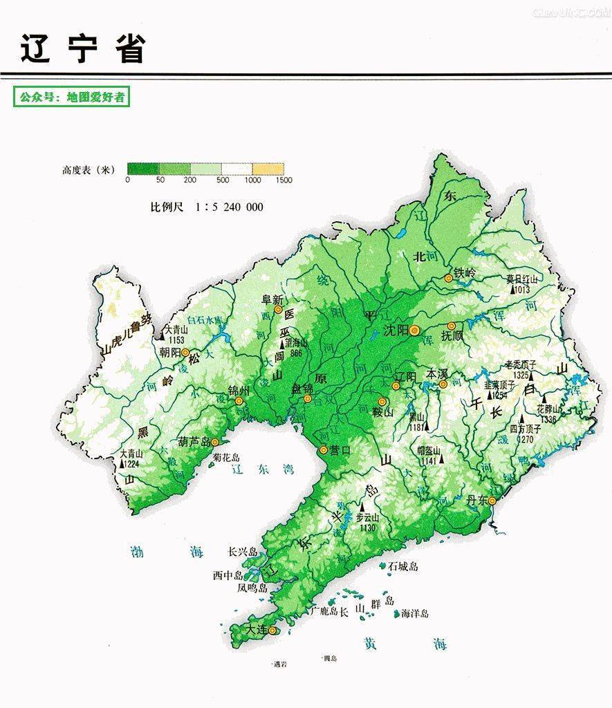 中國各省高清地形圖(詳細標註版)_地圖集_省區市_end