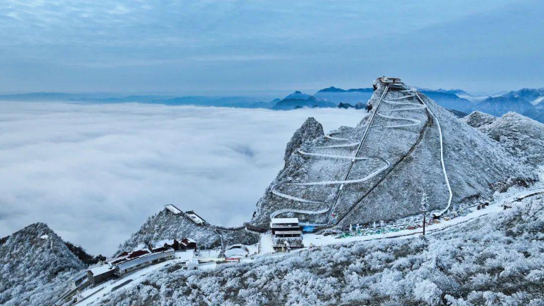 雪景,日出,云海,云瀑,八台山的这个冬天一个都不能少!