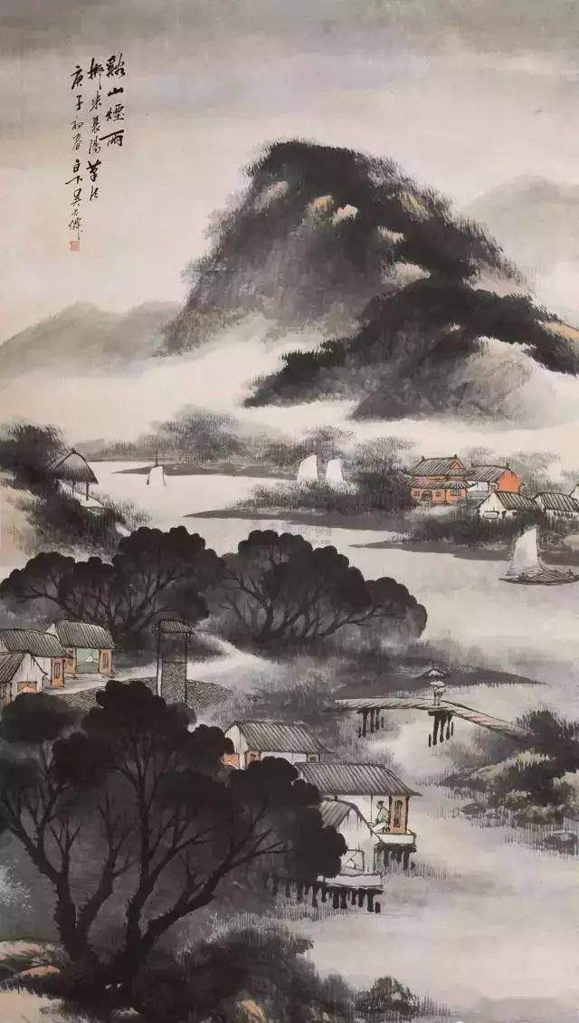 这山水画,真是让人醉啦!_吴石仙_国画_波罗蜜