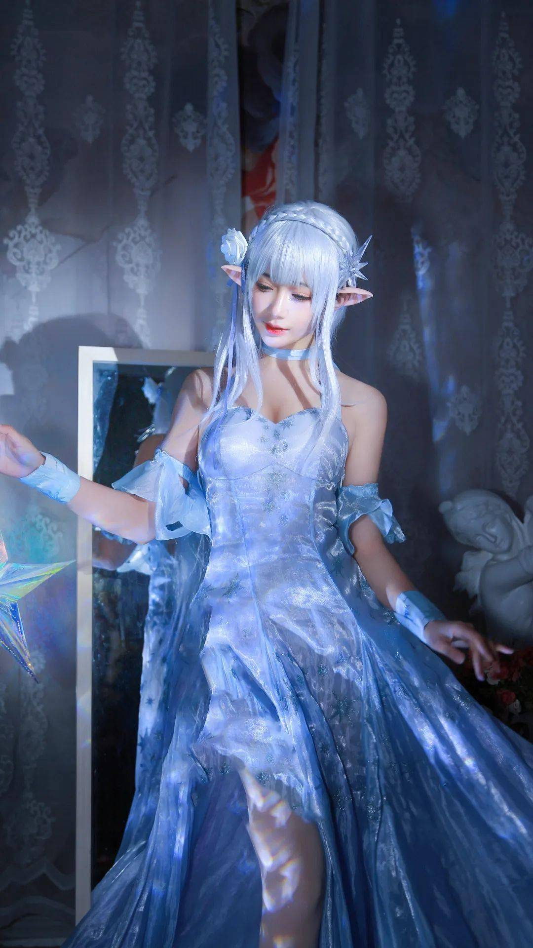 67cosplay丨艾米莉亚冰晶礼服,来自异世界的梦中公主_小影_摄影_房