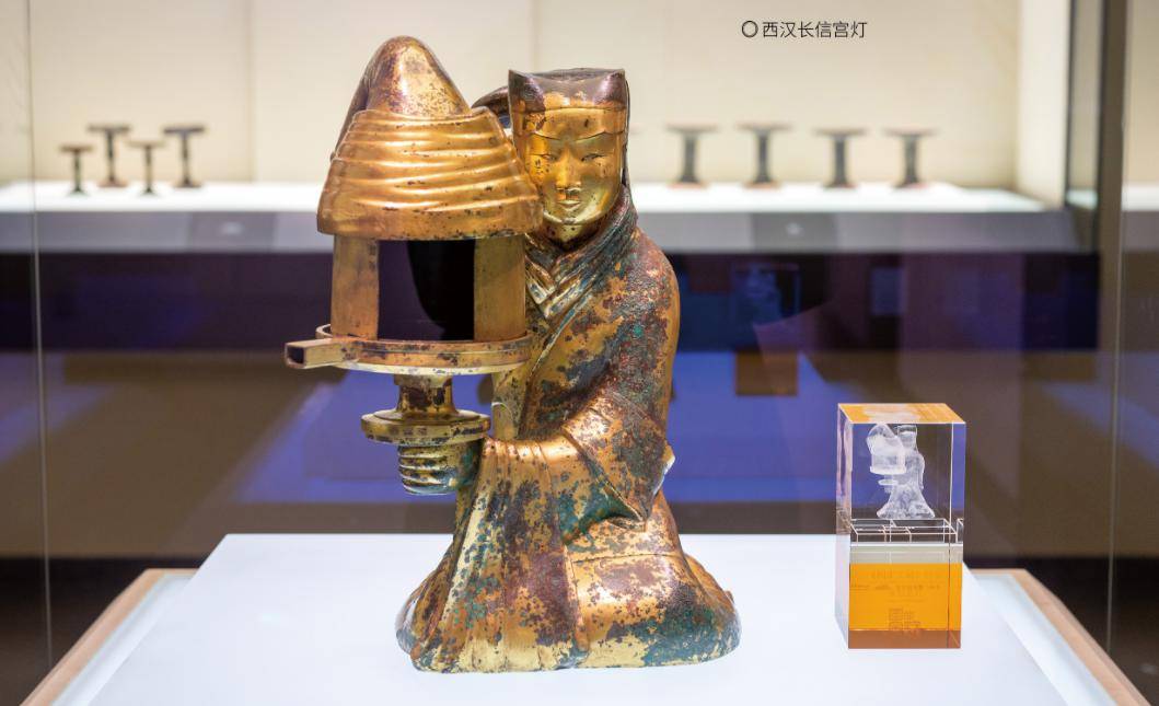 汉代铜灯,两千年前的环保照明神器_灯具_灯罩_灯盏