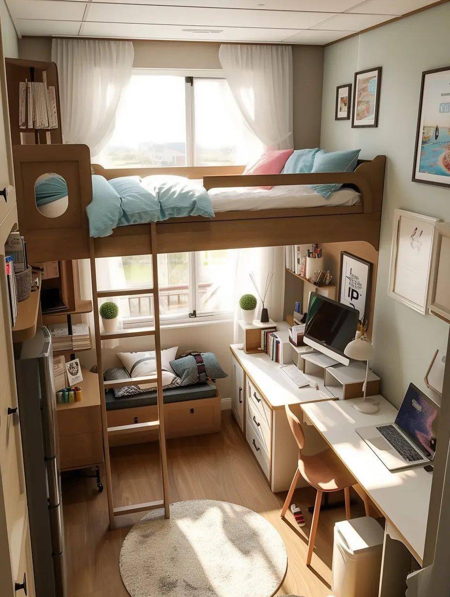 一个人的蜗居,出租屋生活也很美好,太治愈了_设计_宁静_理想