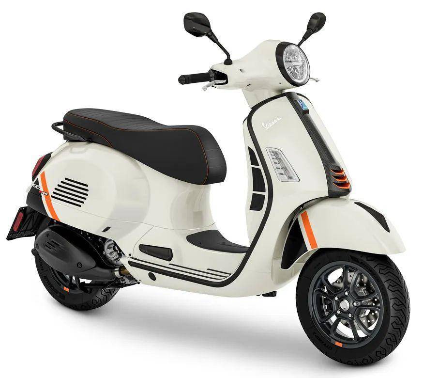 无暇白幻影黑橄榄绿vespa gts supertech 300vespa gts supertech 300