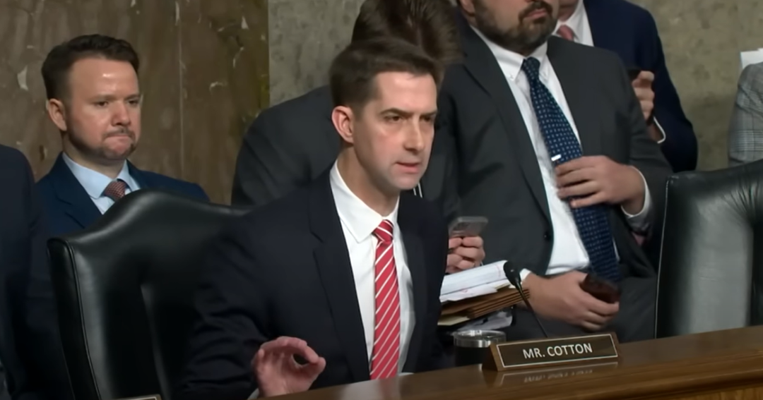 魔怔反华议员,"蠢上热搜"_汤姆·科顿_周受资_美国