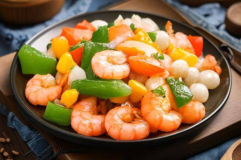 食谱推荐:五彩虾仁-金玉满堂,多姿多彩除夕是岁除之夜,处在农历年的