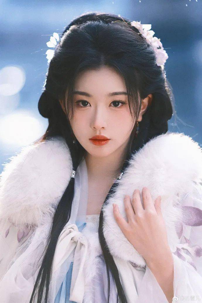 冬日古装扮相_图片_孔雪儿_来源