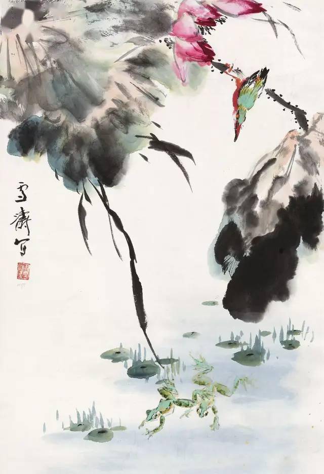 十大名家画青蛙,听取蛙声一片