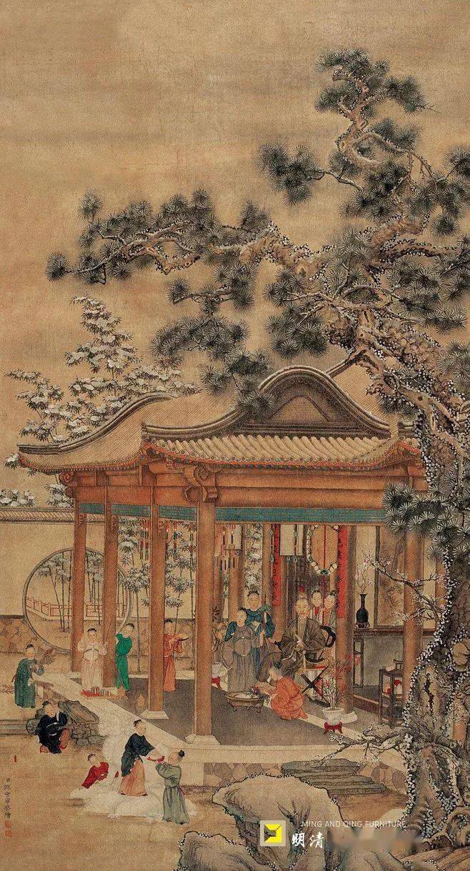 古人如何赏雪?_局部_梅花_冰床