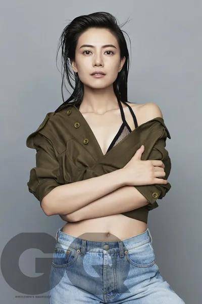 高圆圆gq写真,性感诱人