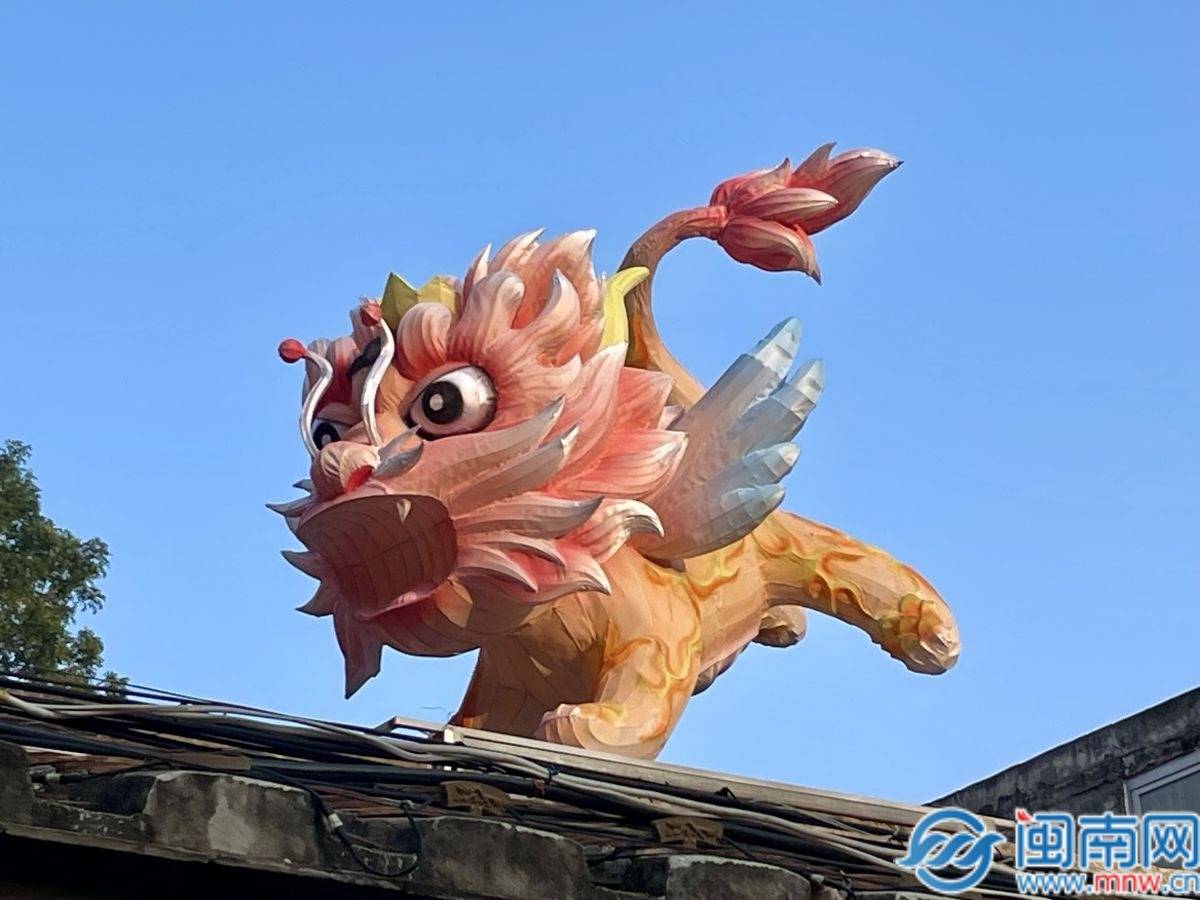 泉州大青龙"龙鲤鲤"亮灯 更新最全的"寻龙"打卡机位_闽南_龙众_龙之