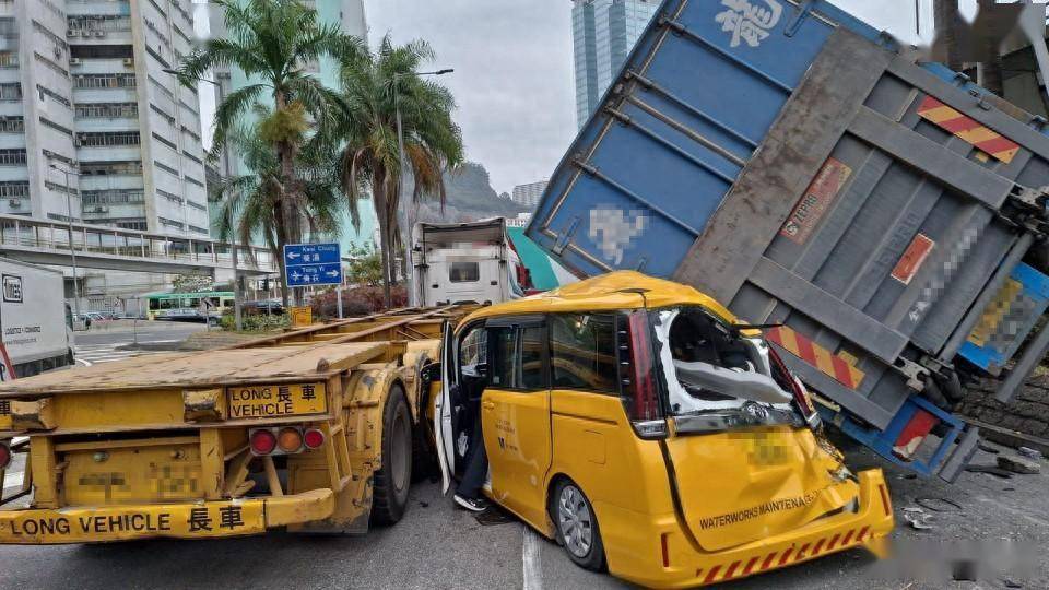 香港交通事故图片