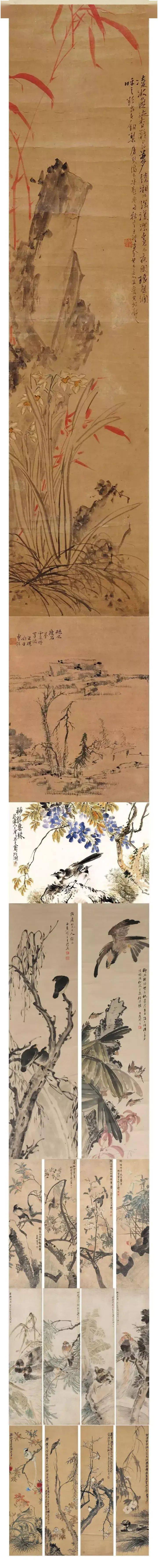 海派花鸟画家王礼花鸟画一册,值的收藏