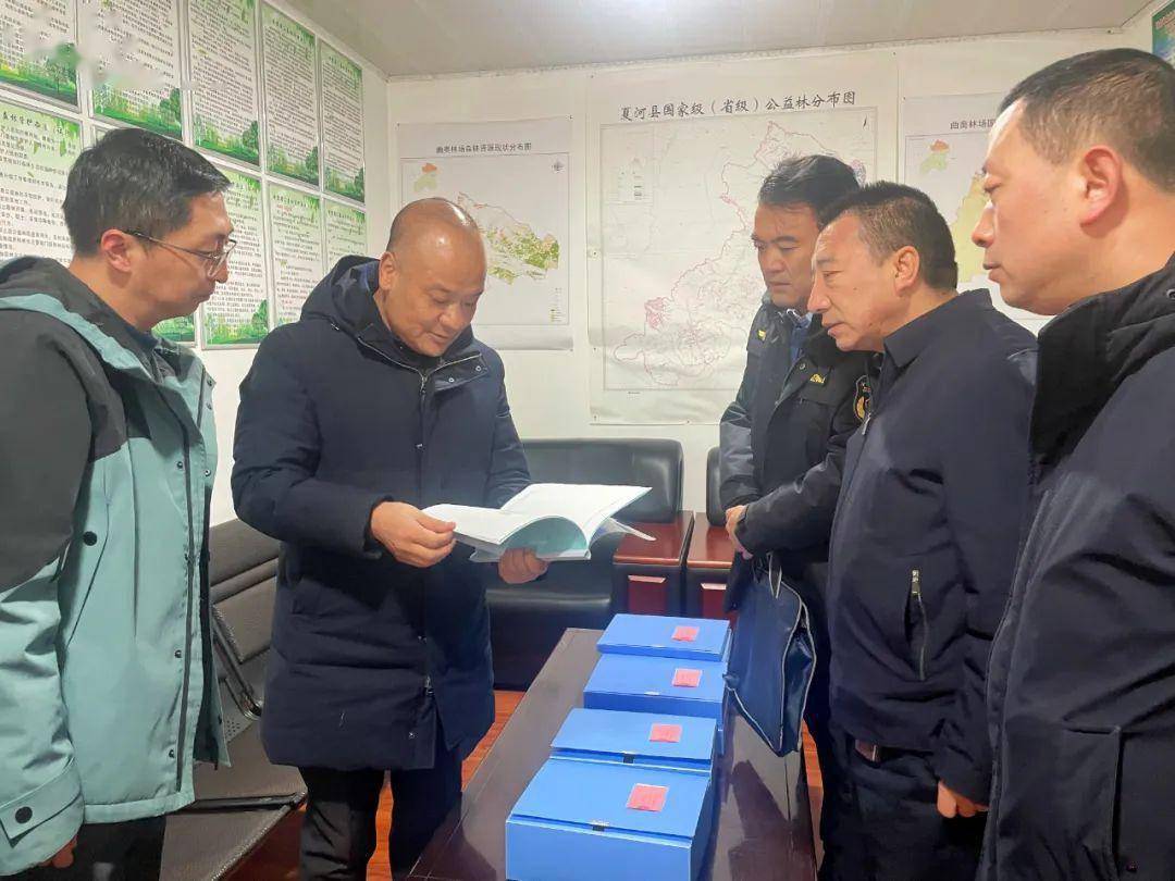 杨海强督导检查森林防火,安全生产,经济普查等工作_夏河县