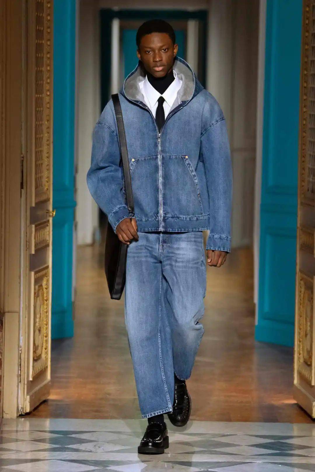 巴黎时装周上被忽视的「蓝领」美学_jacket_detroit_fw