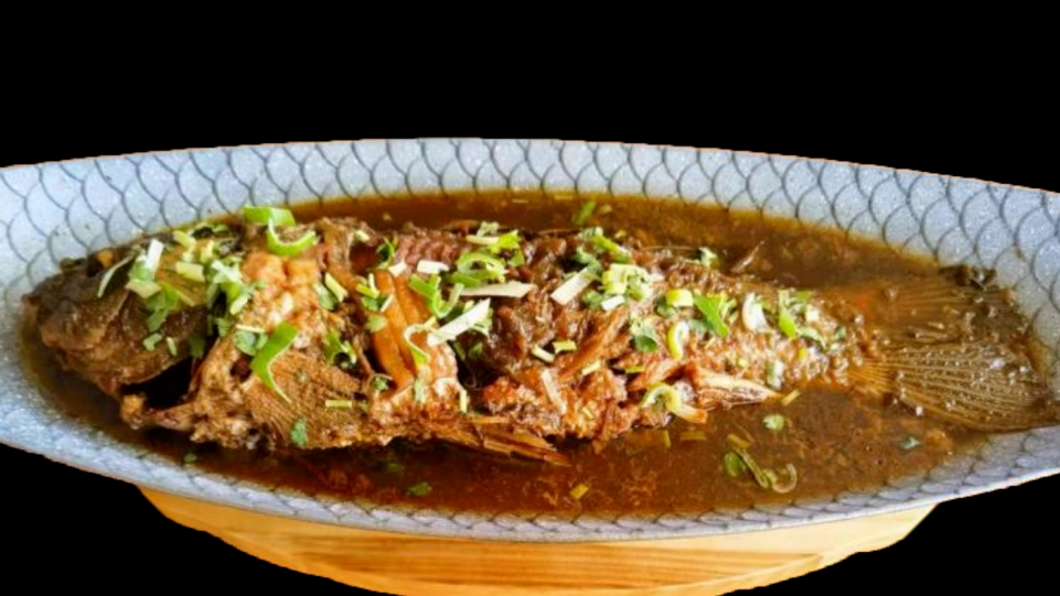菜品照片:晋阳故事体验餐馆:代县贾五熬鱼,国贸大饭店,忻州丁方宴会厅