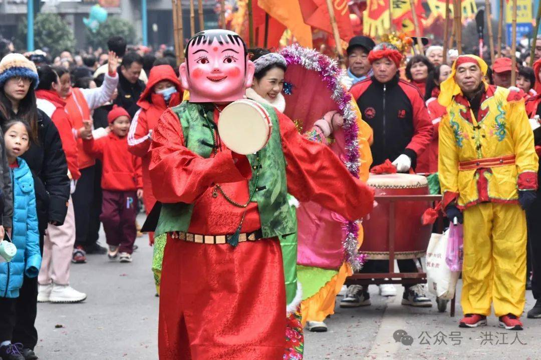 70多條龍獅 數萬市民遊客丨洪福洪江年·龍騰古城好!