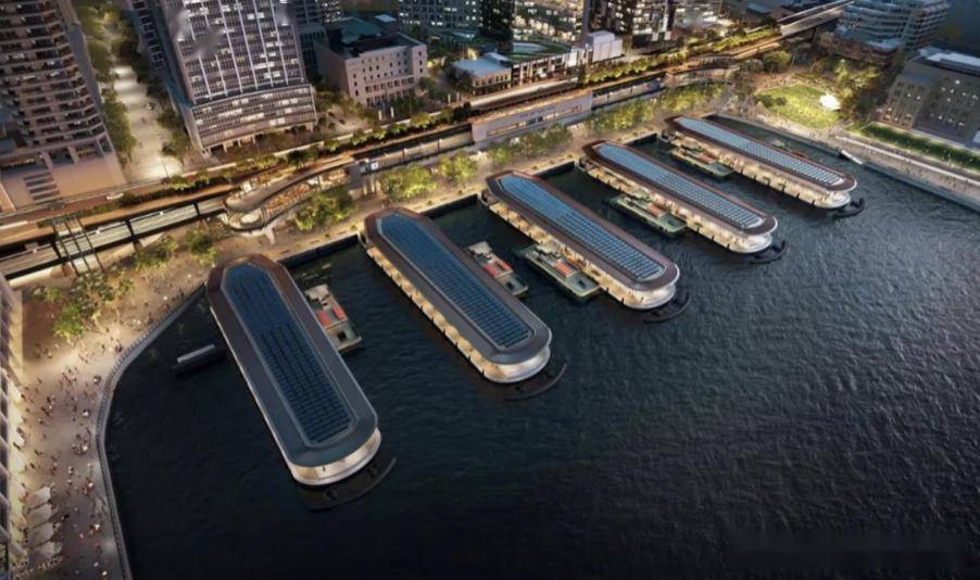 从环形码头火车站到渡轮,再到轻轨,甚至是步行一公里到达wynyard火车