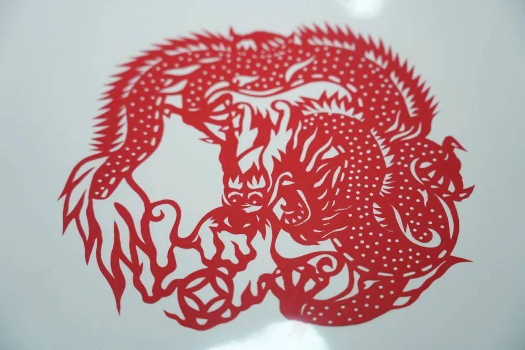 玉祁_龙舞_剪纸