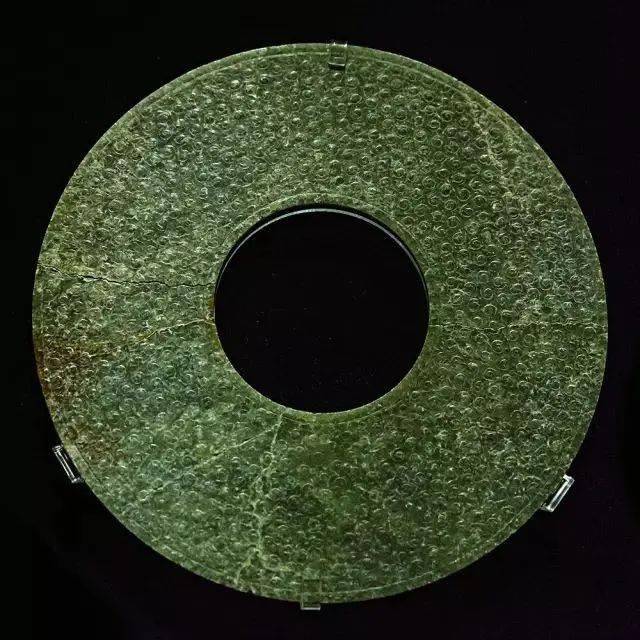 谷纹青玉璧·狮子山楚王墓出土镶宝石错金银枘·东洞山楚王后墓出土