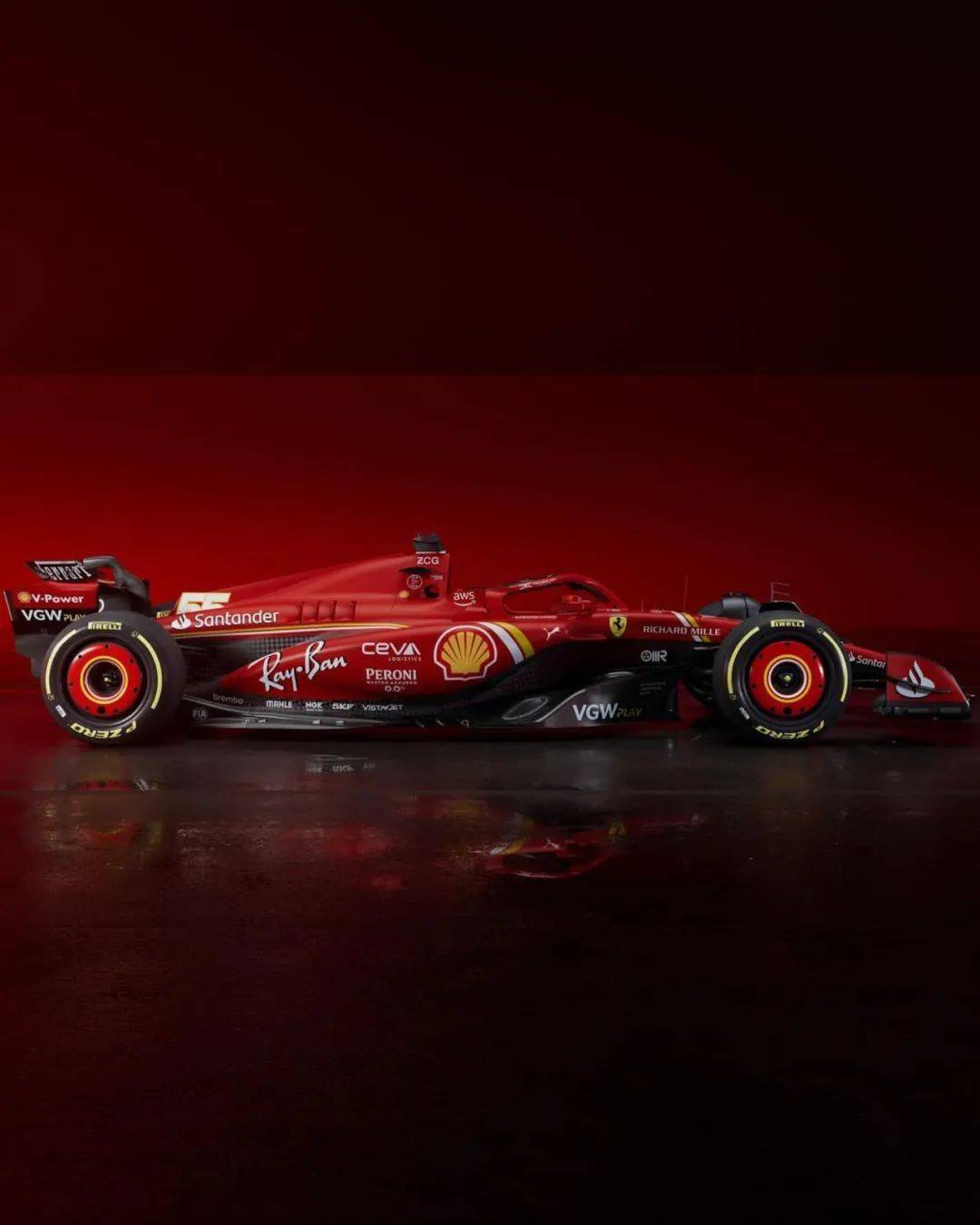 法拉利为新f1赛车sf-24揭幕_赛季_性能_设计