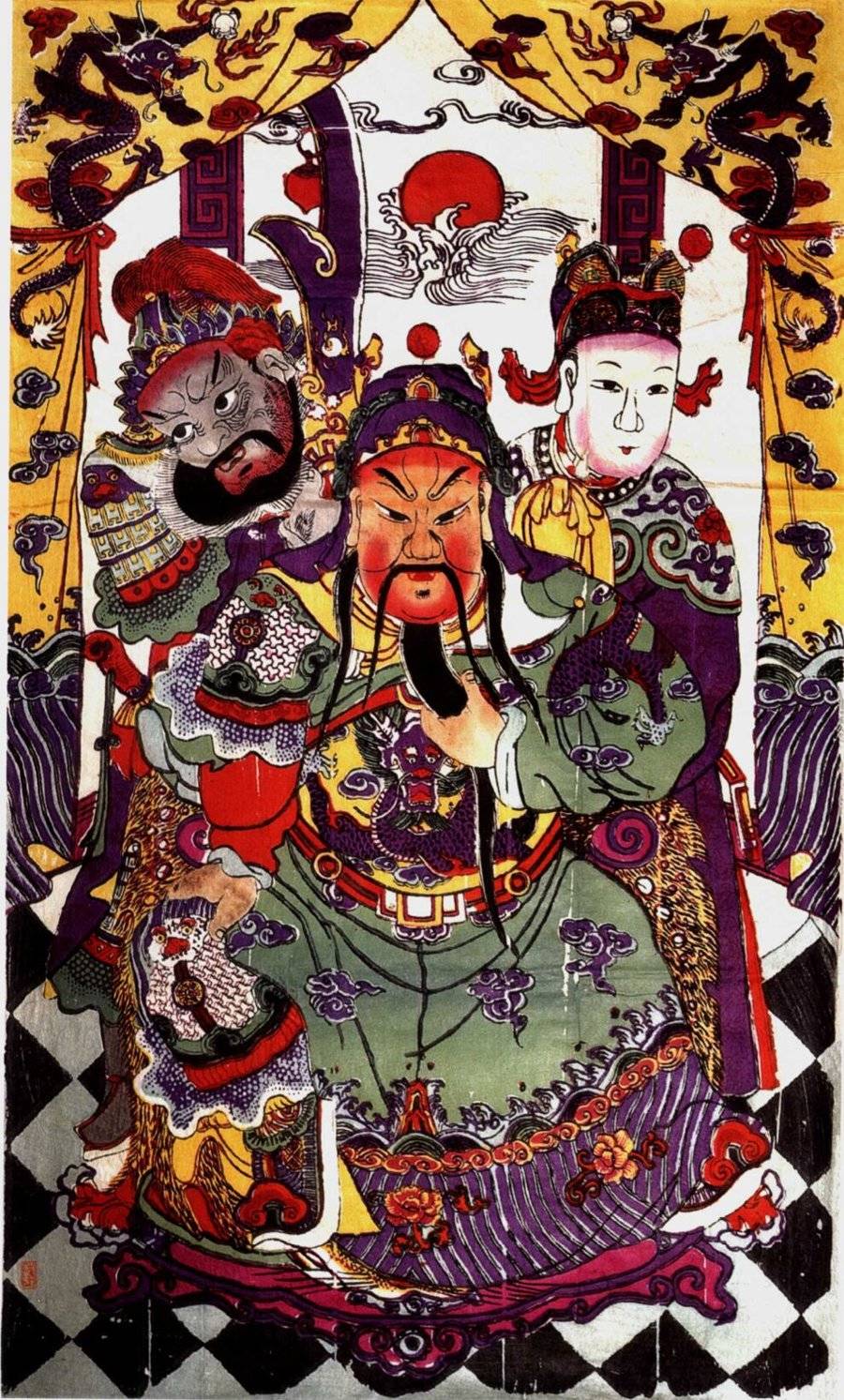 中国古人创造的财神形象很多,著名的有文财神比干,范蠡,武财神关羽