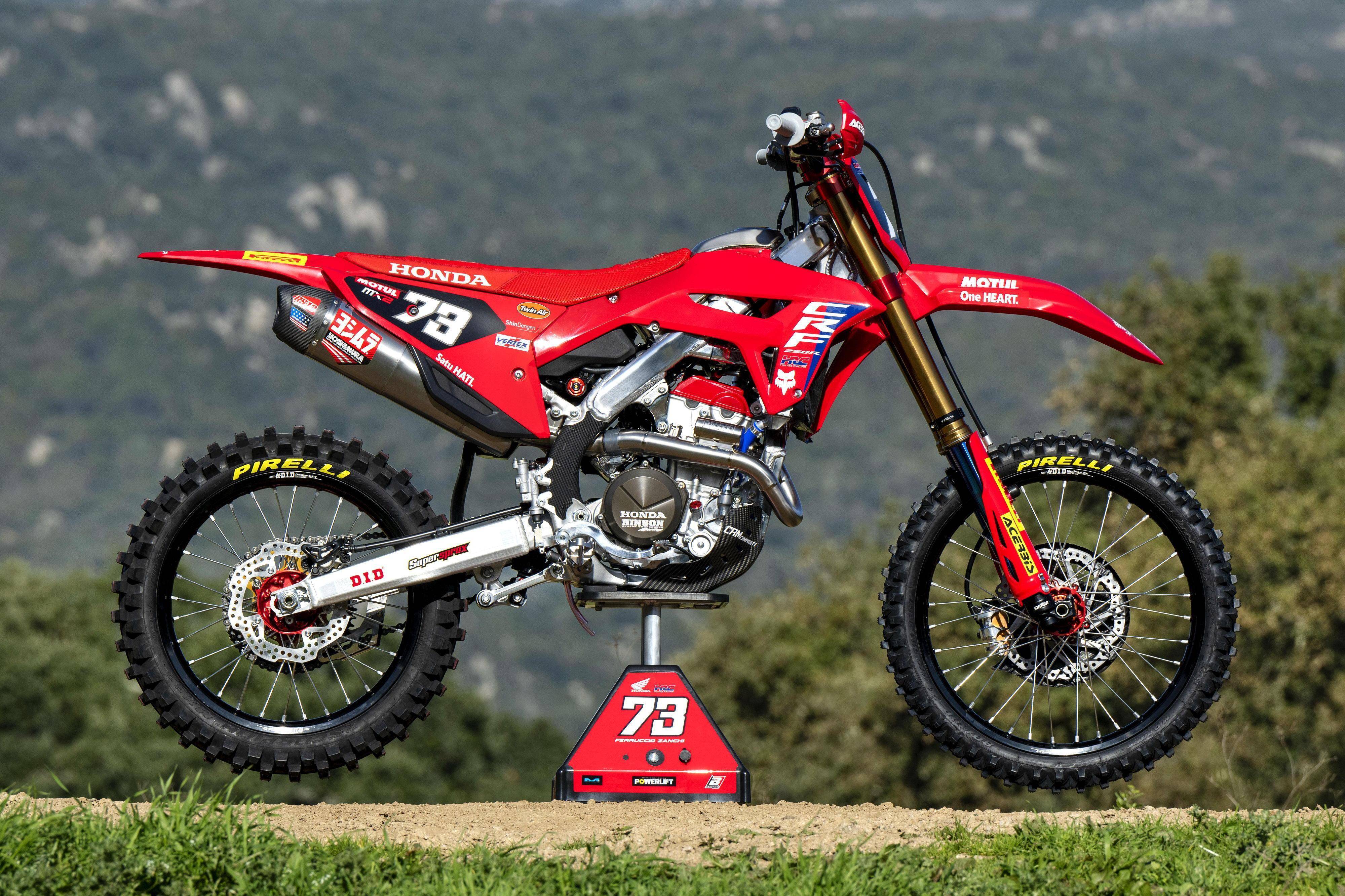 mxgp 世界越野锦标赛 2024:honda crf250rw 工厂赛车