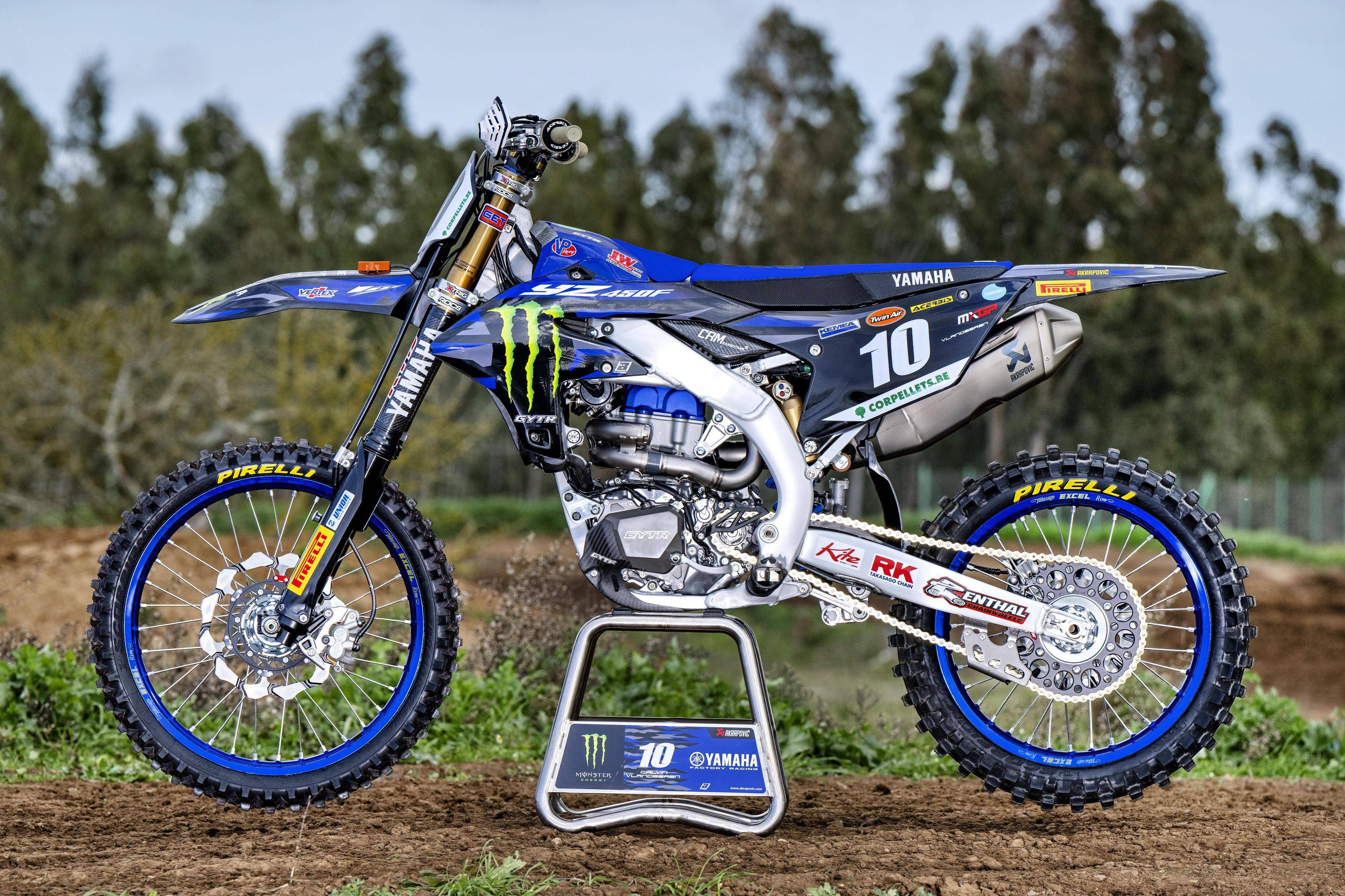 mxgp 世界越野锦标赛 2024 yamaha yz450fm 工厂赛车