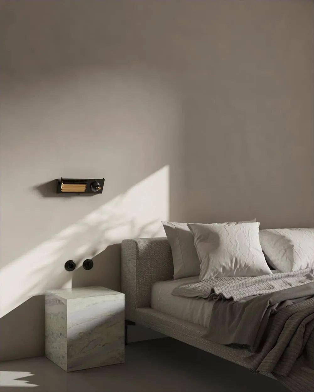 现在都流行微水泥装修,他家127㎡也跟风,简单又高级,舒适感真的不低