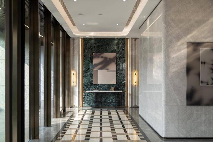 单元门厅变身奢石宫殿,电梯间像艺术展厅!