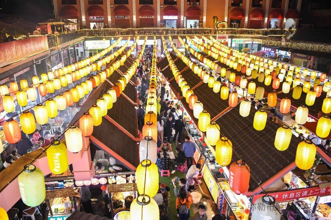 弥勒过年夜市火爆!"灰堆酒"接着约起～_美食_文昌街