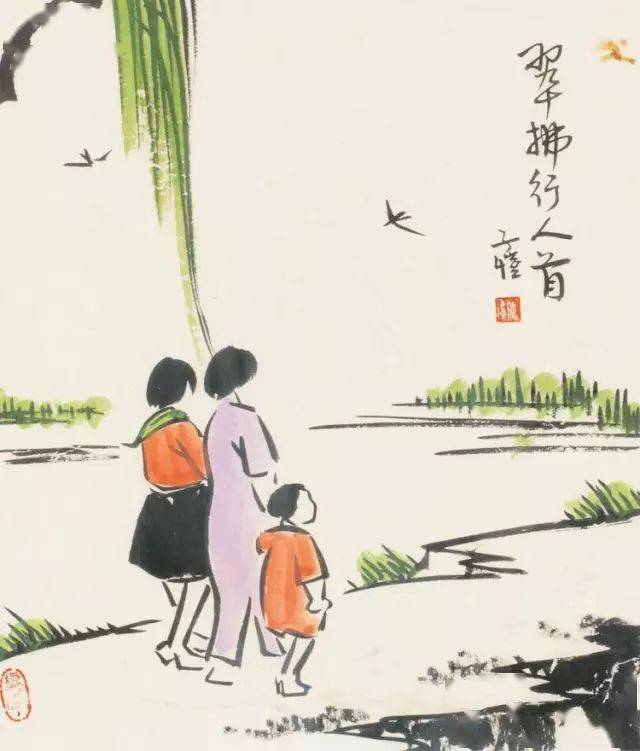 丰子恺春之画,努力惜春华_中国香港_刘德华_儿童