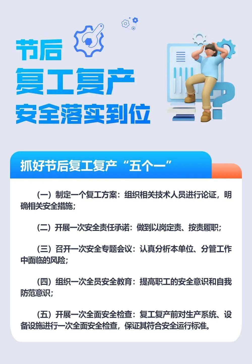 落实复工复产"五个一",确保企业安全有序复工复产_作业_风险_人员