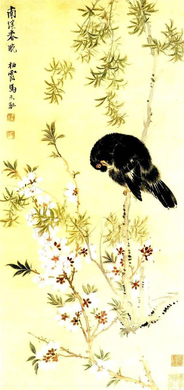 古书画中的二十四节气|雨水:梦随春水,竹窗花雨_米芾_成都_春雨