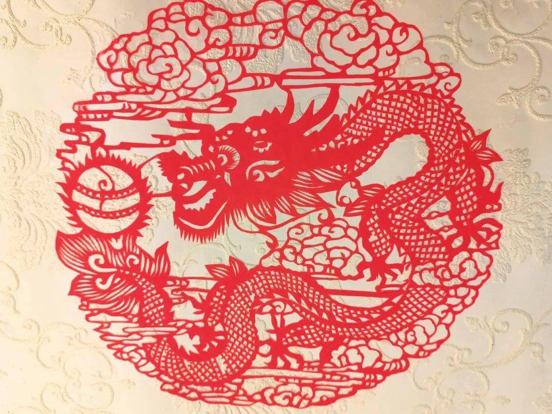 【龙年剪纸】龙作为中华民族的文化图腾流传至今_九龙_中国_龙的传人