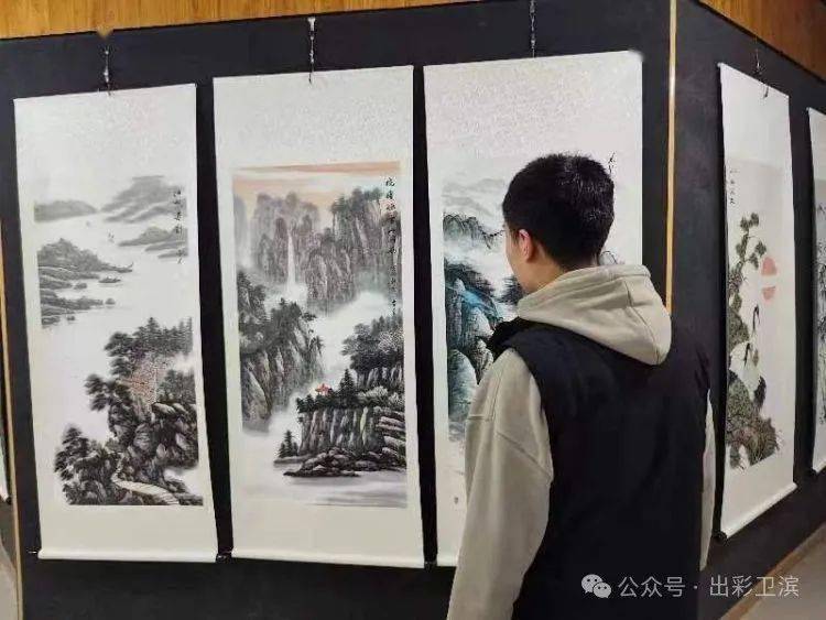 卫滨区举办"龙灯飞舞映华章"元宵节书画作品展_文化_艺术_佳节