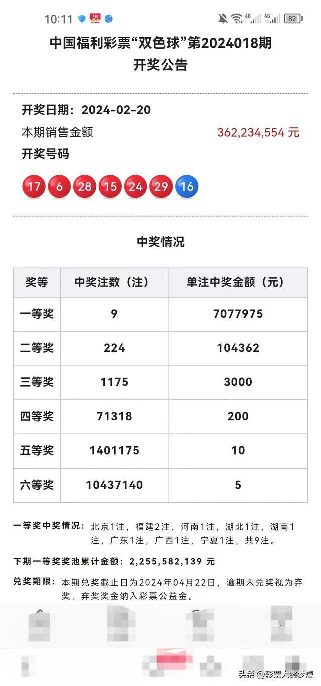 双色球开奖号码 查询图片