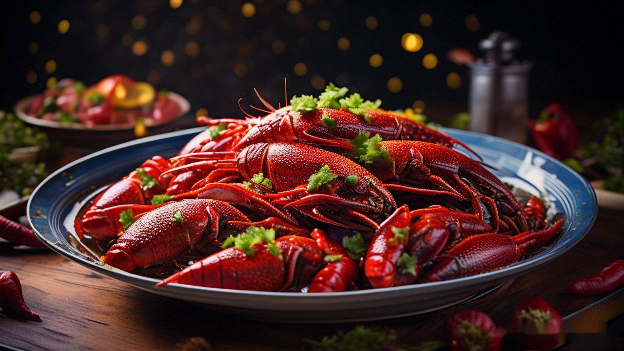 椒盐小龙虾:夏夜餐桌上的味蕾狂欢,一口一个,根本停不下来_味道_大葱