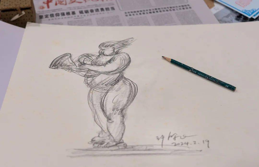 新春开工忙_许鸿飞_创作_艺术