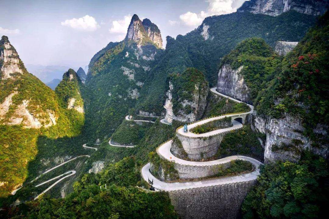 中国十大最弯公路图片