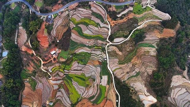有一种叫云南的生活|67腾冲:层层梯田如壁毯,条条田埂似银链_赵辉