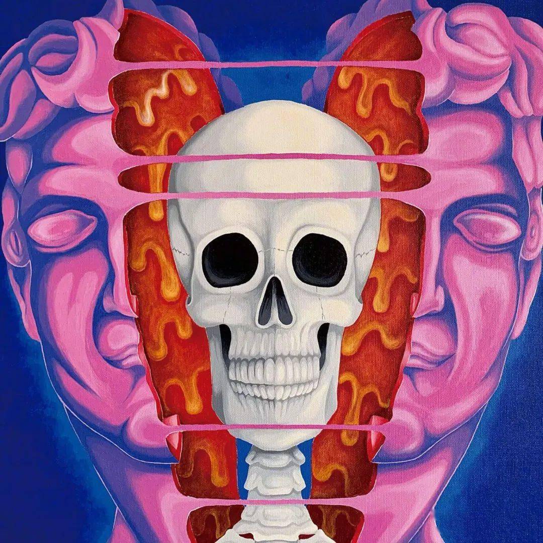 慎入:毛骨悚然的解刨式插画_动态_头像_画法