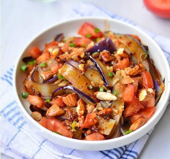 茄子的花式做法,简直不要太好吃哦_西红柿_食材_白糖