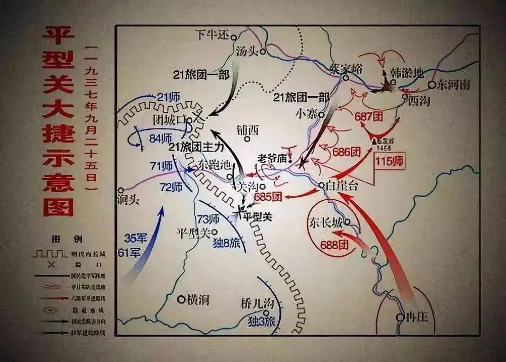 平型关大捷简笔画图片